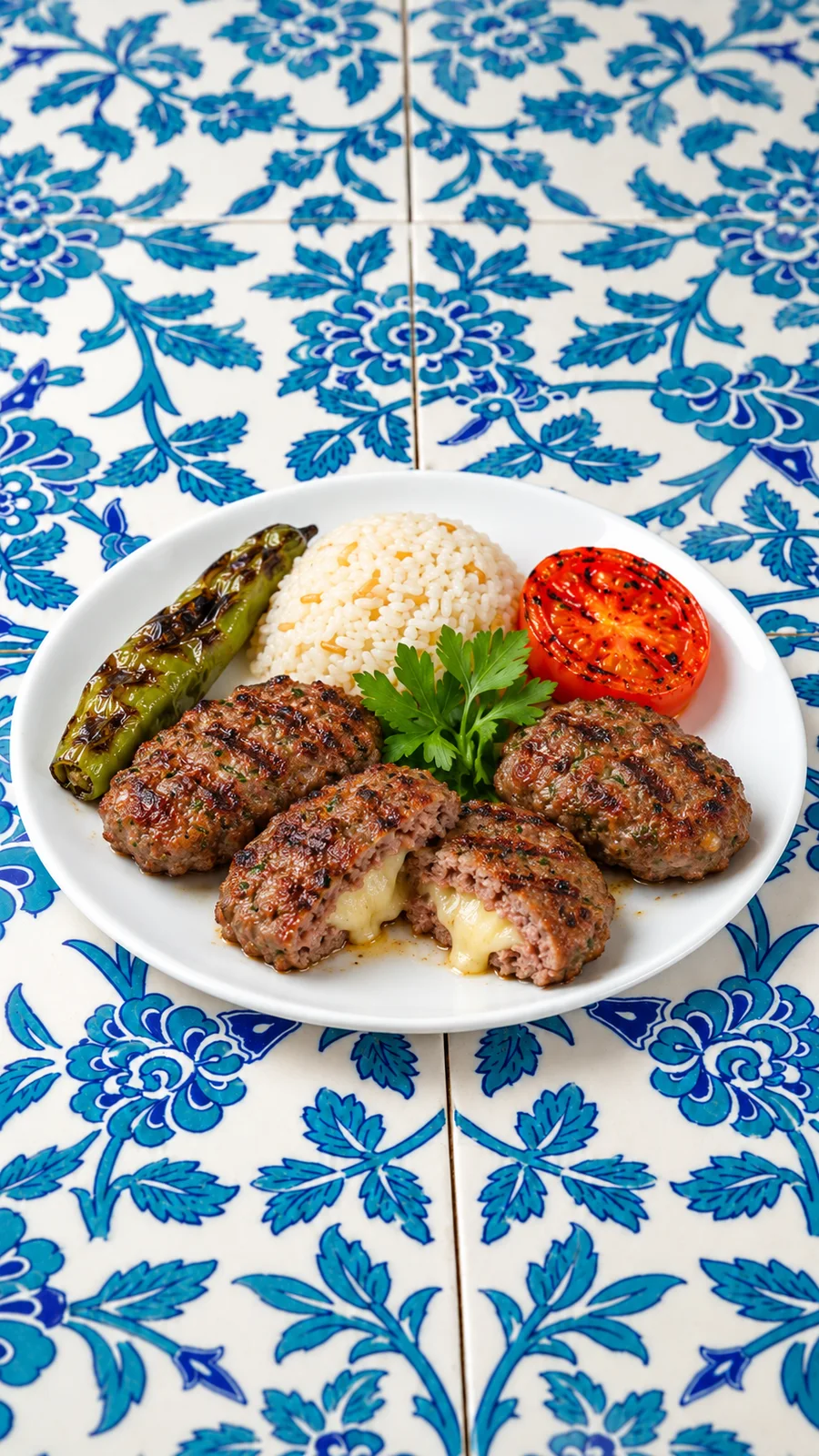 Kaşarlı Köfte sunum görseli