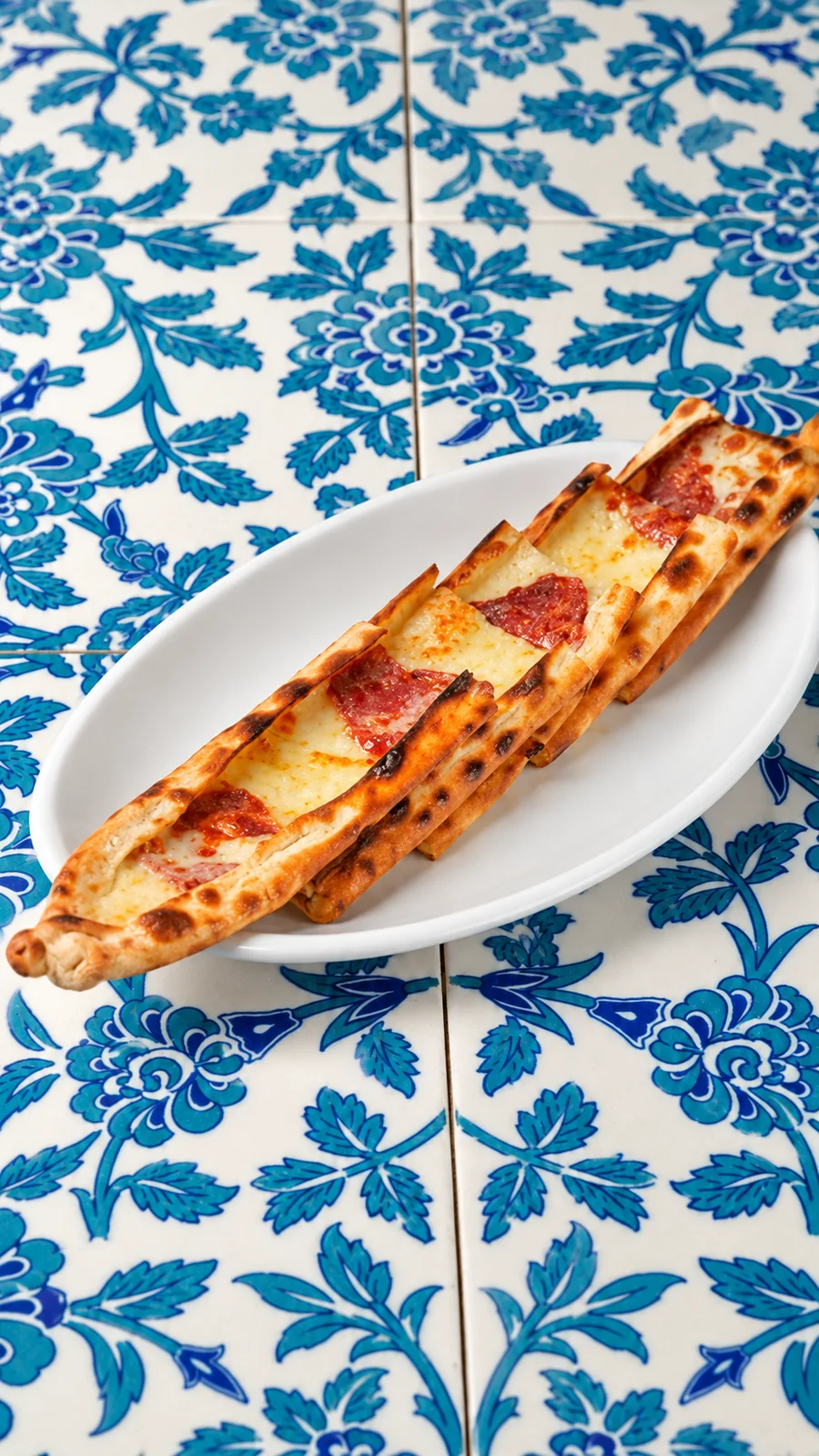 Pastırmalı Kaşarlı Pide sunum görseli