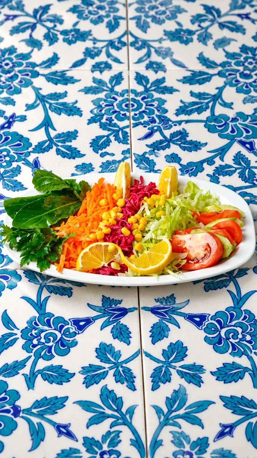 Salata sunum görseli