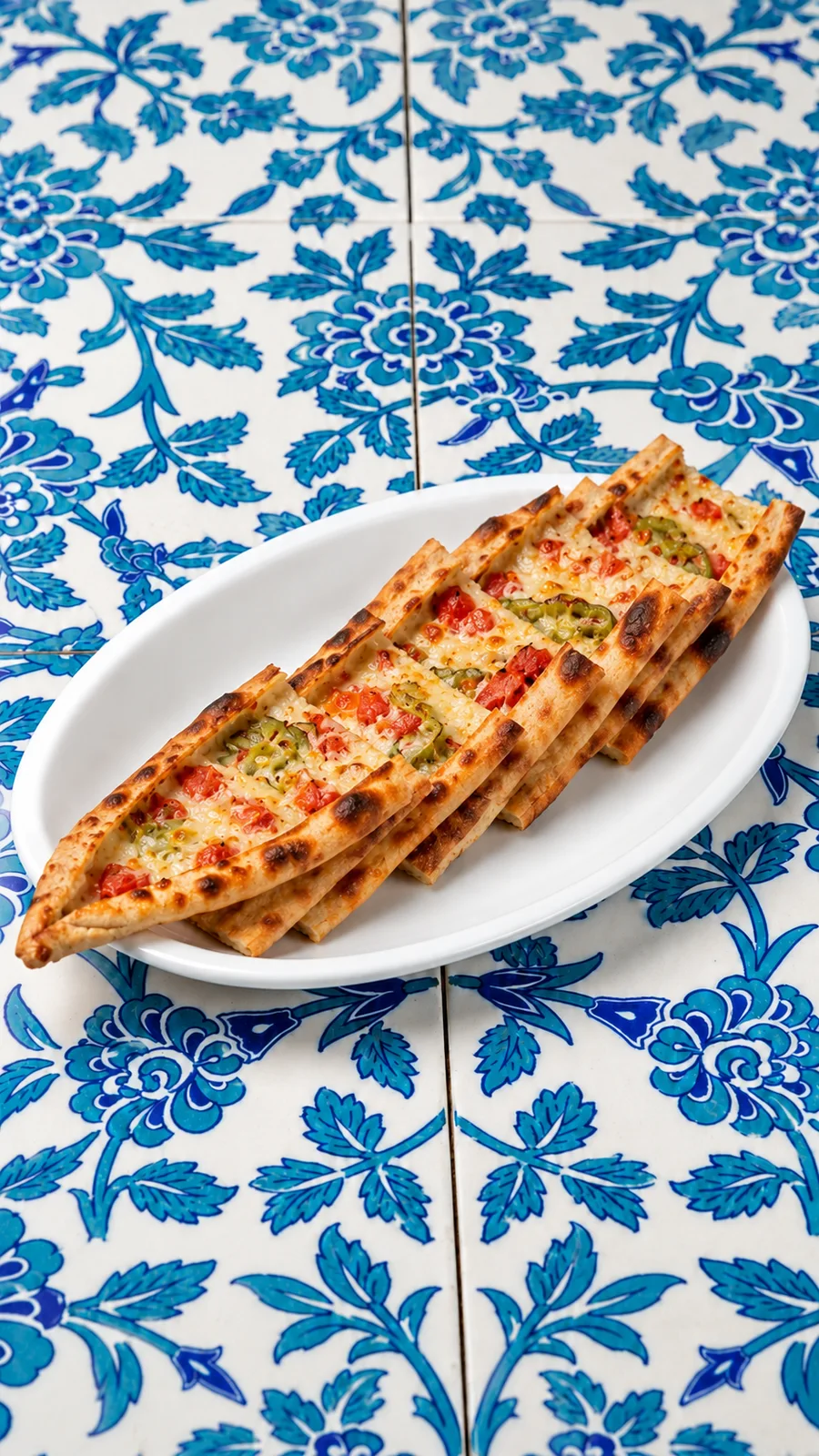 Sebzeli Kaşarlı Pide sunum görseli